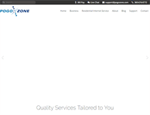 Tablet Screenshot of pogozone.com